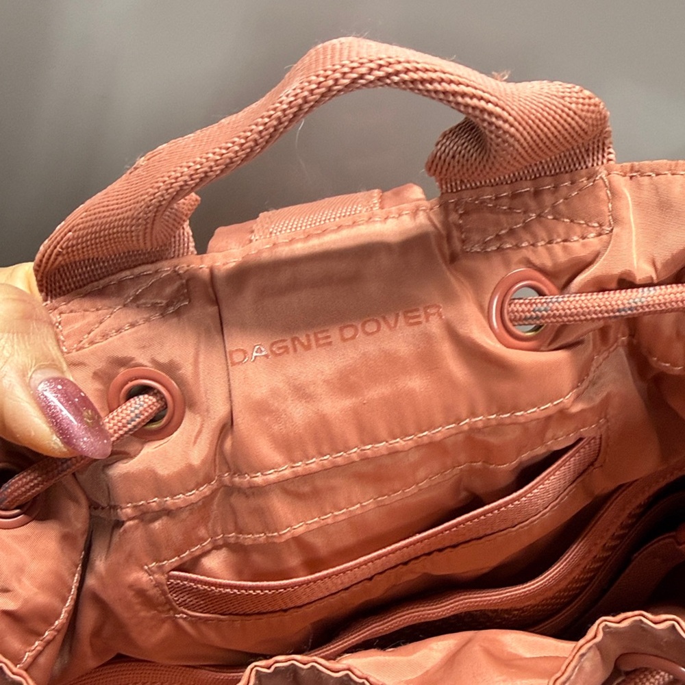 Dagne Dover Pink Drawstring Backpack - image 5